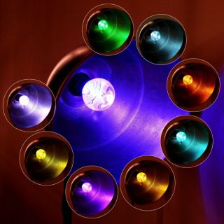 E27 3W 16 Color RGB Crystal Flash LED Purple Light Bulb with Remote Control 90 2