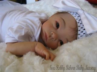 Reborn Doll Lifelike Baby Girl Azlin Ed Nikki Britt Sonshobby Reborns