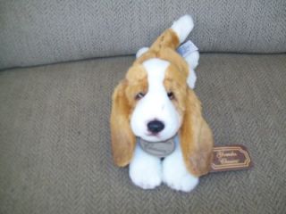 New with Tags Russ Yomiko Classics Basset Hound Plush Life Like Dog 12 Inches