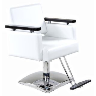 New White European Hydraulic Salon Styling Chair SC 01w
