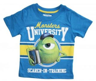 Disney Pixar Monsters University Sulley Mike Boys Kids Toddler Shirt Tee Top New