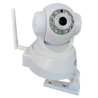 Tenvis JPT3815W Wireless WiFi IP Camera 2 Way Audio IR Security Webcam White US