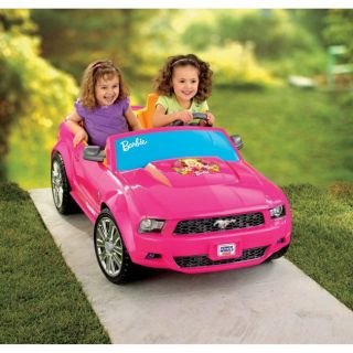 Power Wheels Barbie Pink Ford Mustang Car Electric 12V Ride on P8812