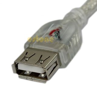 Short USB 2 0 A A Male to Female Extension Cable Cord