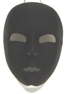 Black Full Face Mask M6054B Made in Italy
