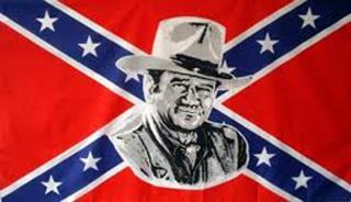 US Confederate John Wayne Flag 5 x 3 ft America American Rebel Flags New