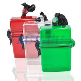 Outdoor Waterproof Plastic Container Key Money Storage Box Case Holder