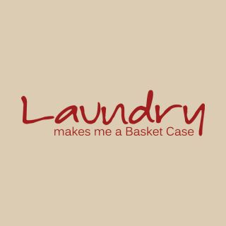 Laundry Basket Case Funny Vinyl Wall Art Sticker Home Decor Decal Transfer