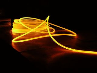 8mm Solid Core Side Glow Fiber Optic Lighting Cable Sold by The Foot
