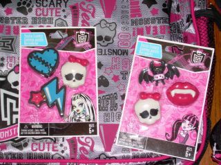 Monster High School Lot Backpack Erasers More