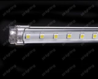 SMD 5050 LED Tube Light Rigid Strip Bar 60 LEDs DC 12V 1M Warm Pure White Wire