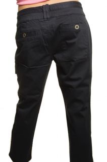 Jacob Connexion Womens Navy Blue Capri Short Crop Cropped Pants 9 10 New