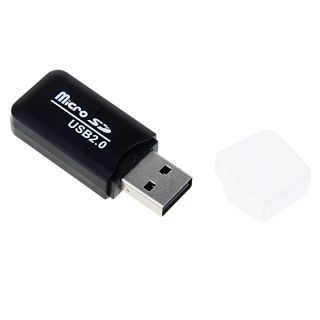 New FLOUREON USB 2 0 Micro SD TF T Flash Memory Card Reader High Speed Black