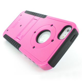 BK Pink Tri Shield Heavy Duty Hybrid Hard Case Cover Apple iPhone 5 5g Accessory