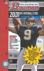 2001 Topps Bowman NFL Football Hobby Box