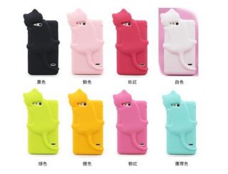 New 3D Cute Cat Soft Silicone Back Cover Case for Sony Xperia Go ST27I
