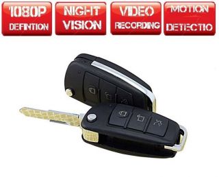 Full HD1080P IR Night Vision Spy Car Key DVR Recorder Motion Detection Camera