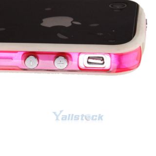 TPU Bumper Frame Silicone Skin Case for iPhone 4S