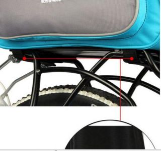 Cycling Bike Bicycle Frame Pack Multi Function Bag Pannier with Shoulder Strap