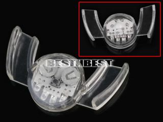 4 Colors LED Flashing Light Flash Mouth Guard Piece Mouthpiece Mouthguard Party