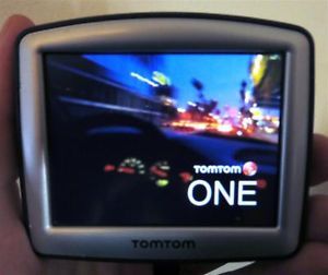 As Is TomTom One N14544 GPS Navigation Unit Good LCD