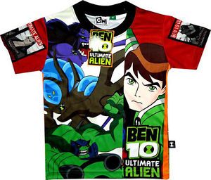 Ben 10 Ultimate Alien Childrens Kids Boys Ben Ten T Shirt Clothes Toy Clothing