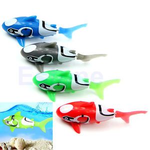 Robo Fish Water Activated Emulation Shark Electric Clown Fish Kids Toy Gift New