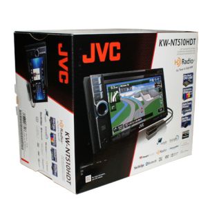 New JVC KW NT510HDT Car Double DIN GPS Navigation Unit 6 1" Monitor DVD Receiver