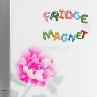 Baby Kids Wooden Toy Teaching Alphabet Fridge Magnetic Magnet Set 26 Letters A Z