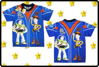 Disney Toy Story Boys Kids Clothes Top Tshirt Cartoon Characters Buzz Lightyear