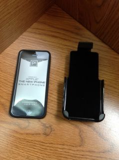 Platinum Series Case with Holster for Apple® Iphone® 5 Black Holster Belt