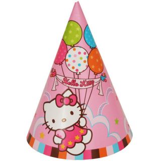 Hello Kitty Birthday Party Supply Party Hats 8 Hats