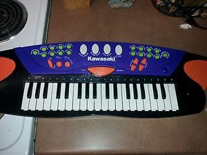 Kids Toddler Kawasaki 37 Key Musical Electronic Keyboard Digital Piano Toy Works