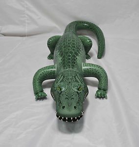 Realistic Alligator Animal Reptile Scales Inflatable Toy Florida Pool Fun Kids