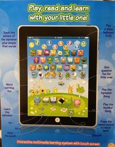 My First Tablet Computer iPad Children Child Kids Educational Play Read Game Toy