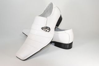 Delli Aldo Italian Style Dress Shoes White 17 8605 Men