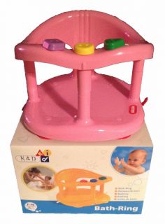 Pink Baby Safe Bath Tub Ring Safety Anti Slip Seat Chair Keter Infant Toddler