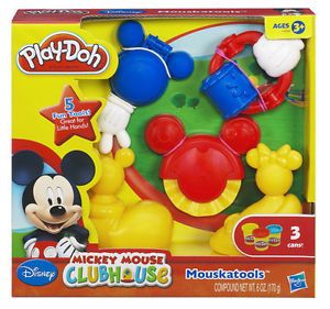 Play Doh Kids Disney Mickey Mouse Clubhouse Childens Mouskatools Playset Toy New
