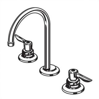 American Standard Monterrey Widespread Bathroom Faucet with Double Wrist Blade Handles   6530.170