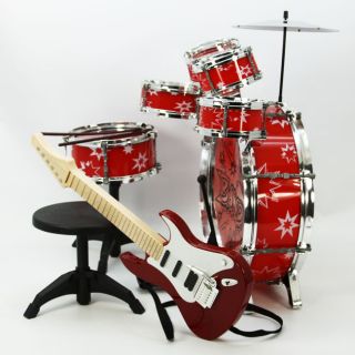 New Drum Set Musical Instrument Toy Payset Music Kids