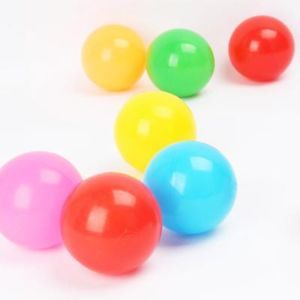25pcs 8cm Plastic Hollow Ocean Pit Balls Outdoor Toy Children Kids Play Colorful