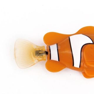 Orange Robot Water Fish Emulation Toy Fish Creative Children Kid Electronic Toy