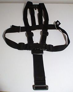 Peg Perego Stroller High Chair Safety Harness Strap Belt Black Restraint Part GC