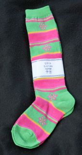 Kelly's Kids Girls Striped Socks Small s 7 8 Yrs