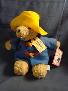 Paddington Bear Kids Teddy by Eden Toys Cartoon Character Rain Jacket Hat