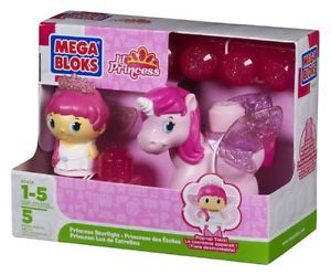 Mega Bloks First Builders Lil' Princess Starlight Pink Pony Kids Girls Toy Gift