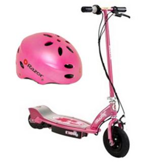 Razor E100 Electric Kids Girls Scooter Sweet Pea Youth Sport Helmet Pink