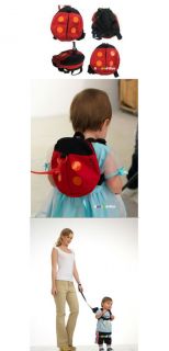 Baby Toddler Kids Children Walking Safety Rein Harness Ladybug Bag
