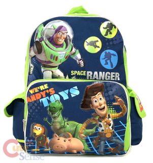 Disney Toy Story Buzz Woody School Backpack Large 16"
