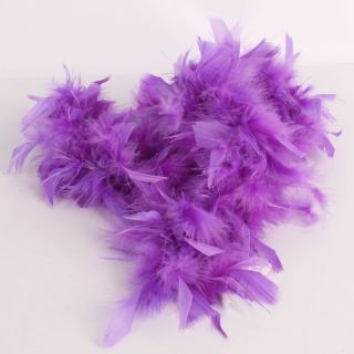 New Fluffy Purple Feather Boas Party Decoration Costume Child Princess Dress Up